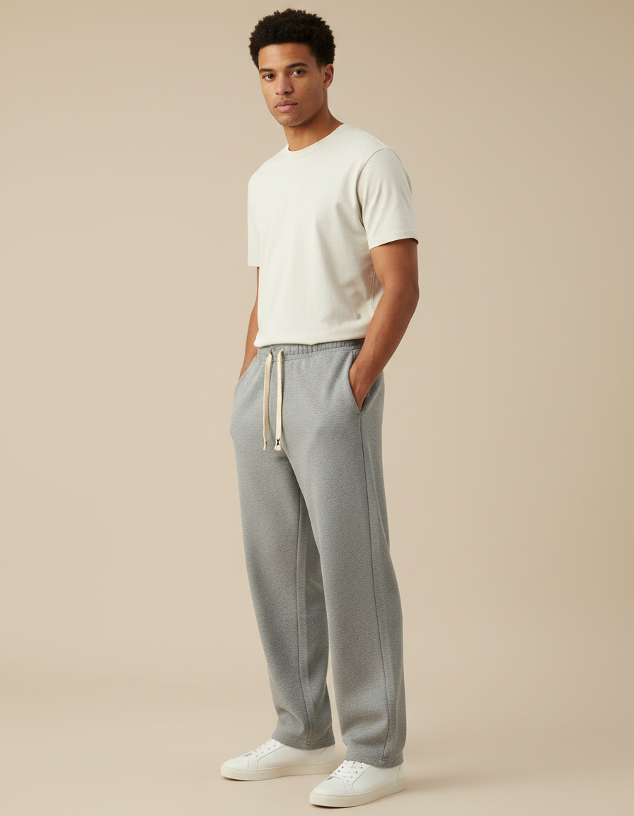 Pantalon Baggy Gris - Molleton
