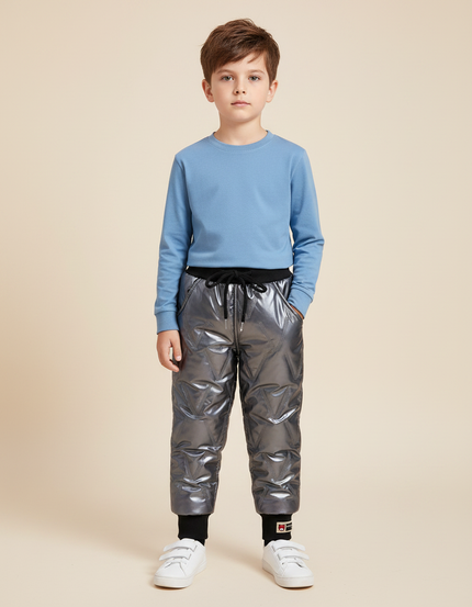 Pantalon De Ski Gris - Argenté Polyester