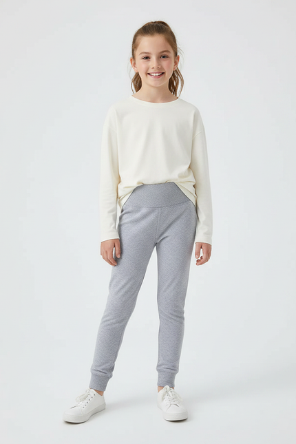Pantalon Skinny Gris - Molleton
