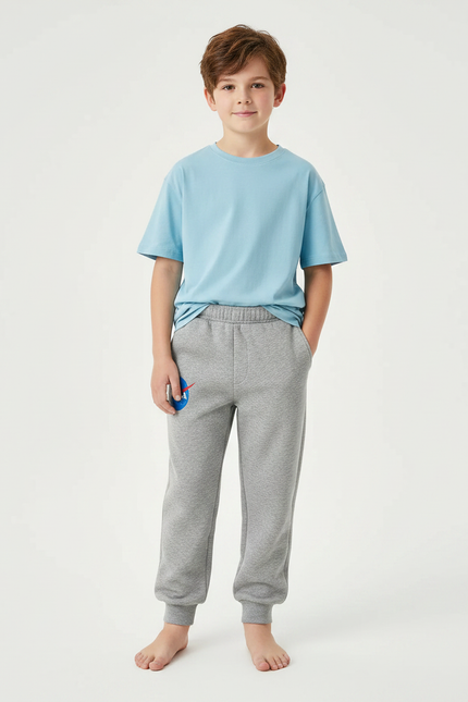 Pantalon Gris Molletonné Confortable NASA Enfant