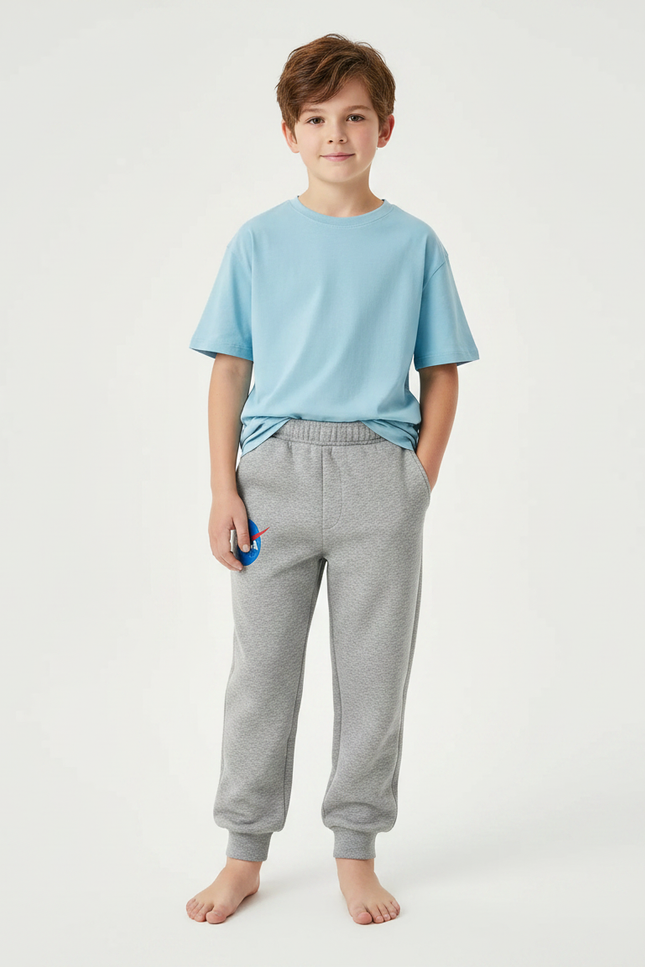 Pantalon Gris Molletonné Confortable NASA Enfant