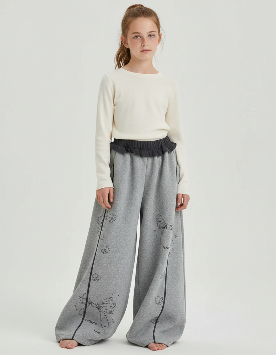 Pantalon Gris Argenté - Molleton