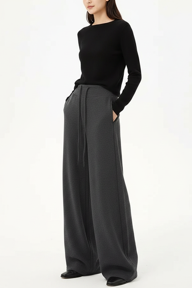 Pantalon Gris Chiné - Molleton