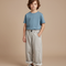 Pantalon Gris Ample Denim Enfant Décontracté Coton - Jean