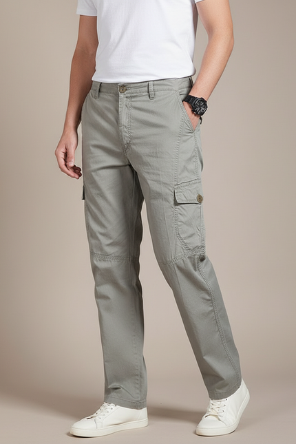 Pantalon Battle Gris - Gabardine