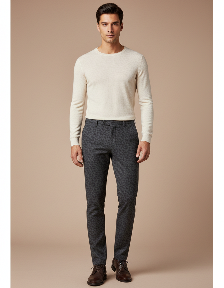 Pantalon Tailoring Gris - Laine