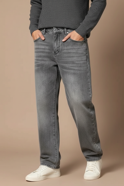 Pantalon Jean Gris Homme