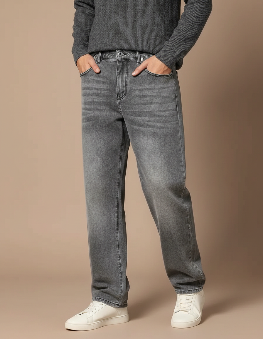Pantalon Jean Gris Homme