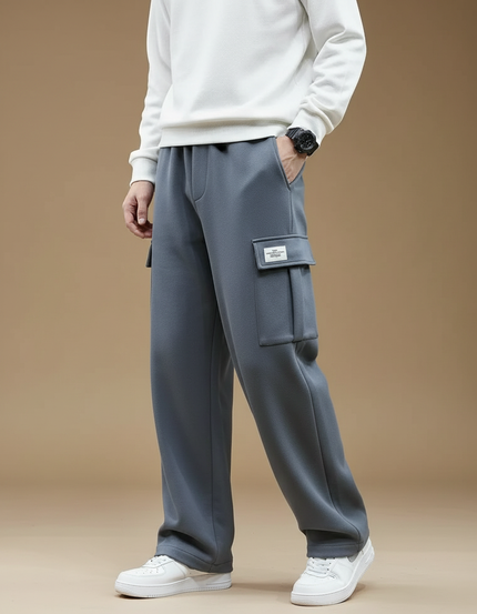 Pantalon Gris Bleu - Molleton