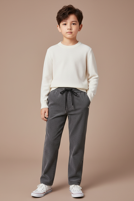 Pantalon Gris 8b95 - Cordé