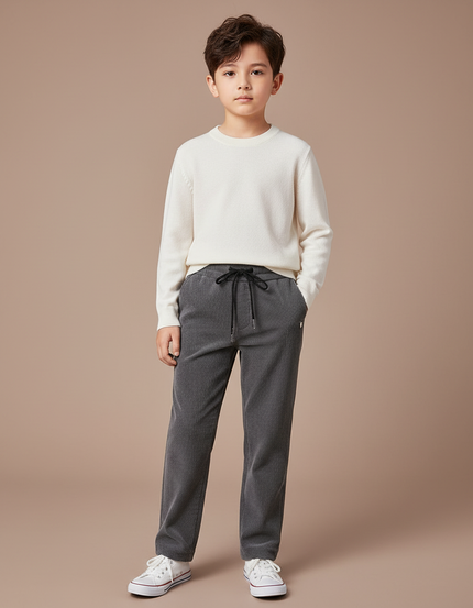 Pantalon Gris 8b95 - Cordé