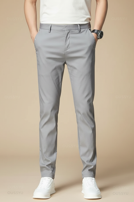 Pantalon De Ville Gris - Gabardine
