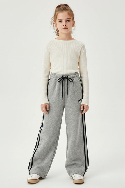 Pantalon Gris Et Noir - Molleton