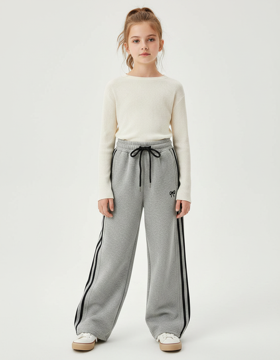 Pantalon Gris Et Noir - Molleton