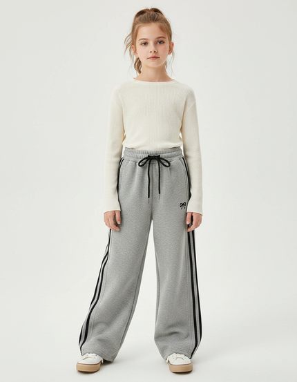 Pantalon Gris Et Noir - Molleton
