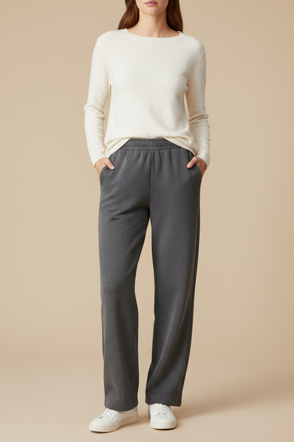 Pantalon Sport Gris Femme - Molleton