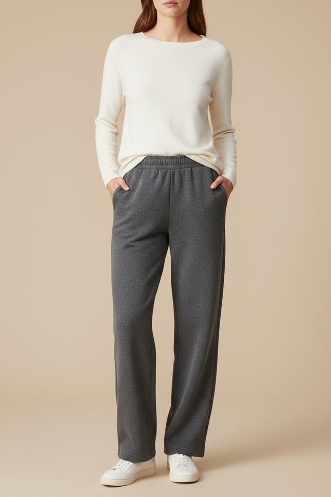 Pantalon Sport Gris Femme - Molleton