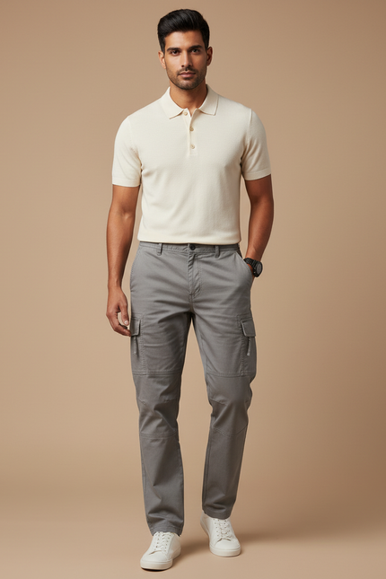 Pantalon De Travail Gris - Toile