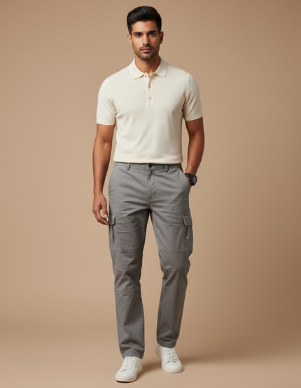 Pantalon De Travail Gris - Toile