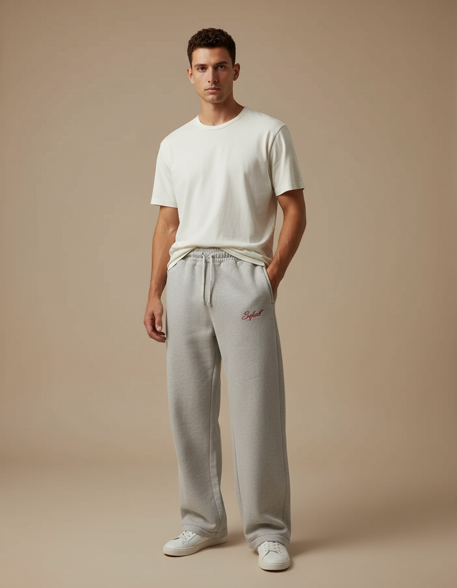 Ensemble Pantalon Gris Homme - Molleton