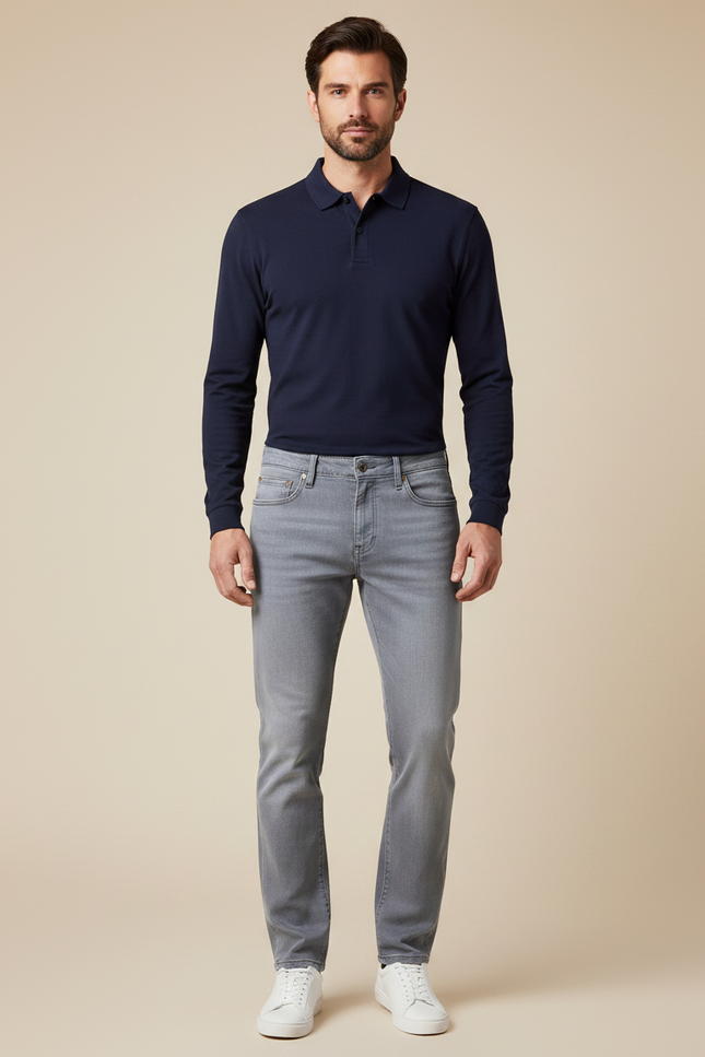 Pantalon Jeans Gris
