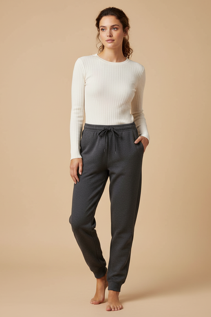 Pantalon Coton Gris - Molleton