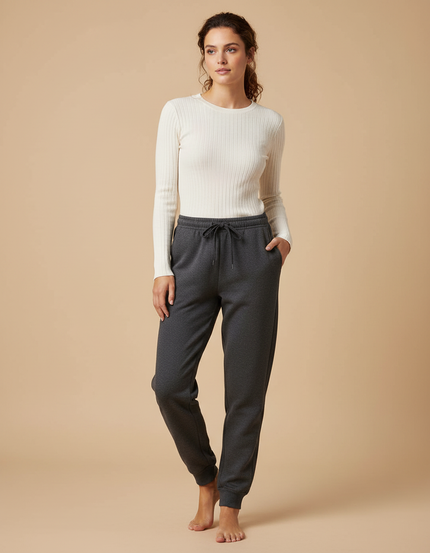 Pantalon Coton Gris - Molleton