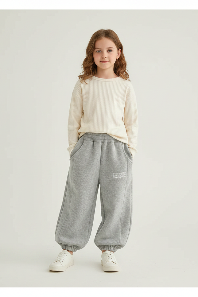 Pantalon Gris Eba6 - Molleton