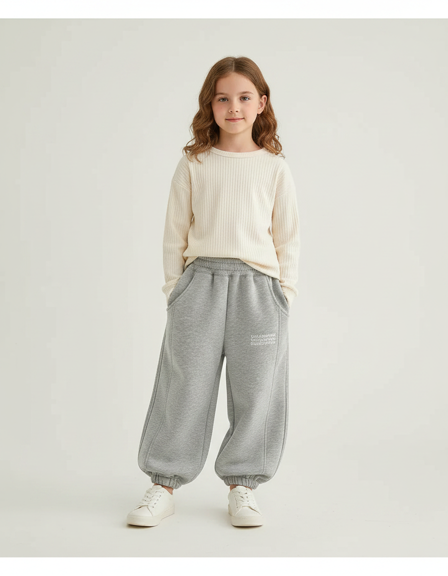 Pantalon Gris Eba6 - Molleton