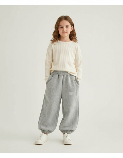 Pantalon Gris Eba6 - Molleton