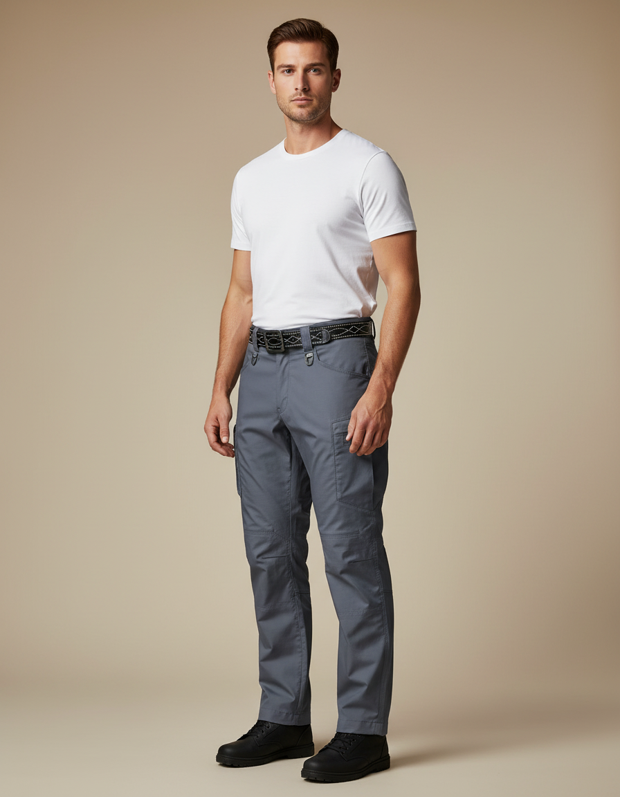 Pantalon Uniforme Gris - Gabardine