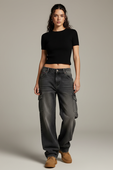 Pantalon Militaire Gris - Jean