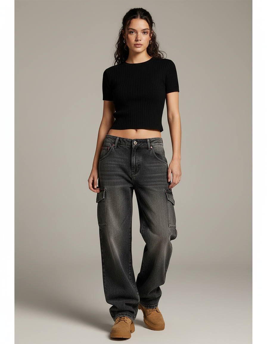Pantalon Militaire Gris - Jean