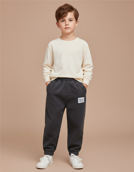 Pantalon Toile Gris - Cordé