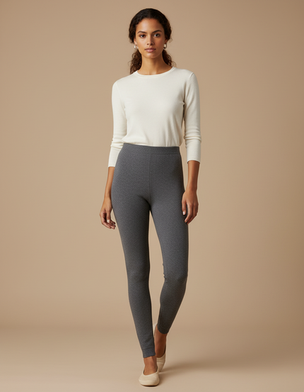 Pantalon Legging Gris - Maille