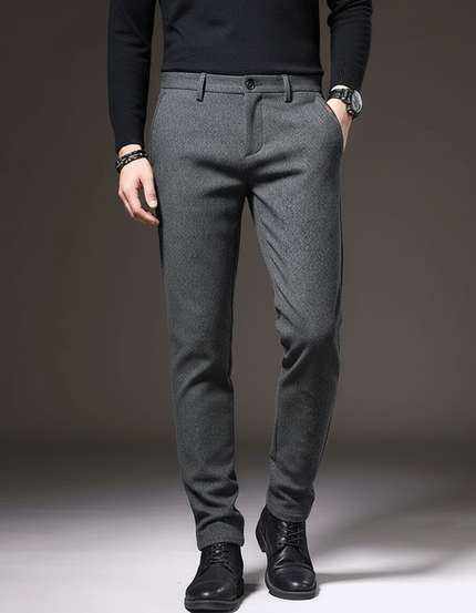 Pantalon Gris Slim - Tweed
