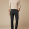 Pantalon Gris À Carreaux Slim Fit Stretch Homme - Laine
