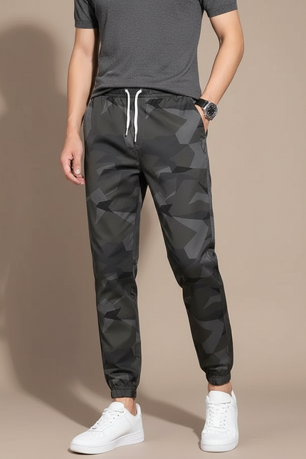 Pantalon Camouflage Gris - Polyester