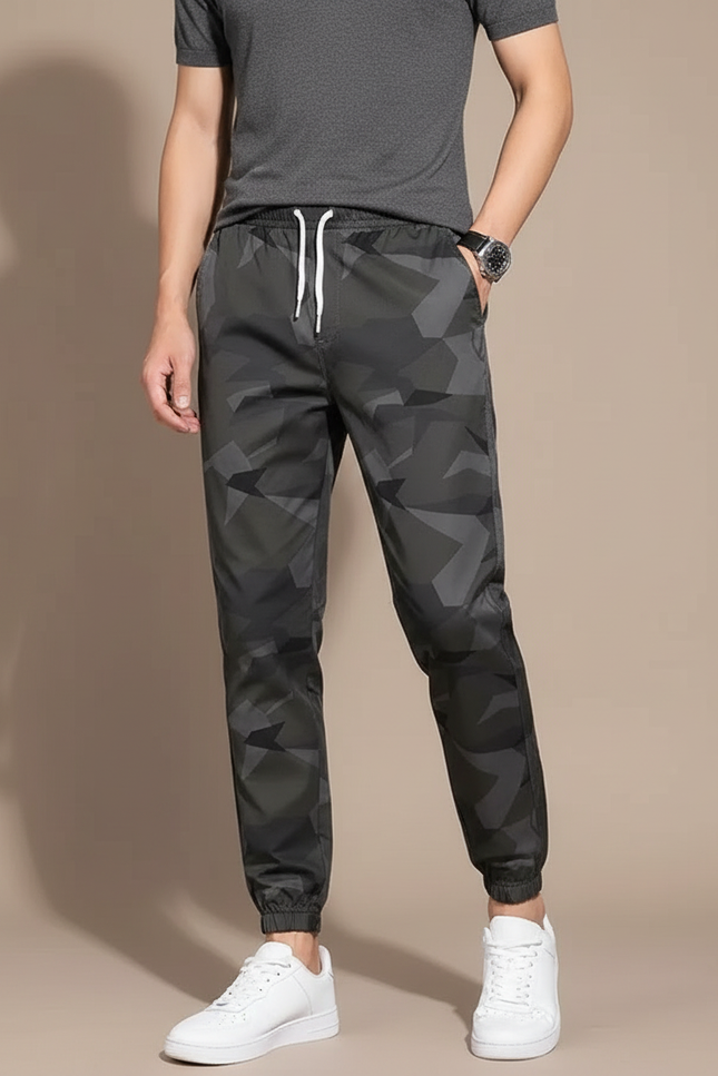 Pantalon Camouflage Gris - Polyester