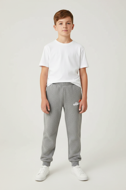 Pantalon Gris Molletonné Confortable Logo Enfant