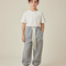 Pantalon Gris Molletonné Ample Sportif Garçon