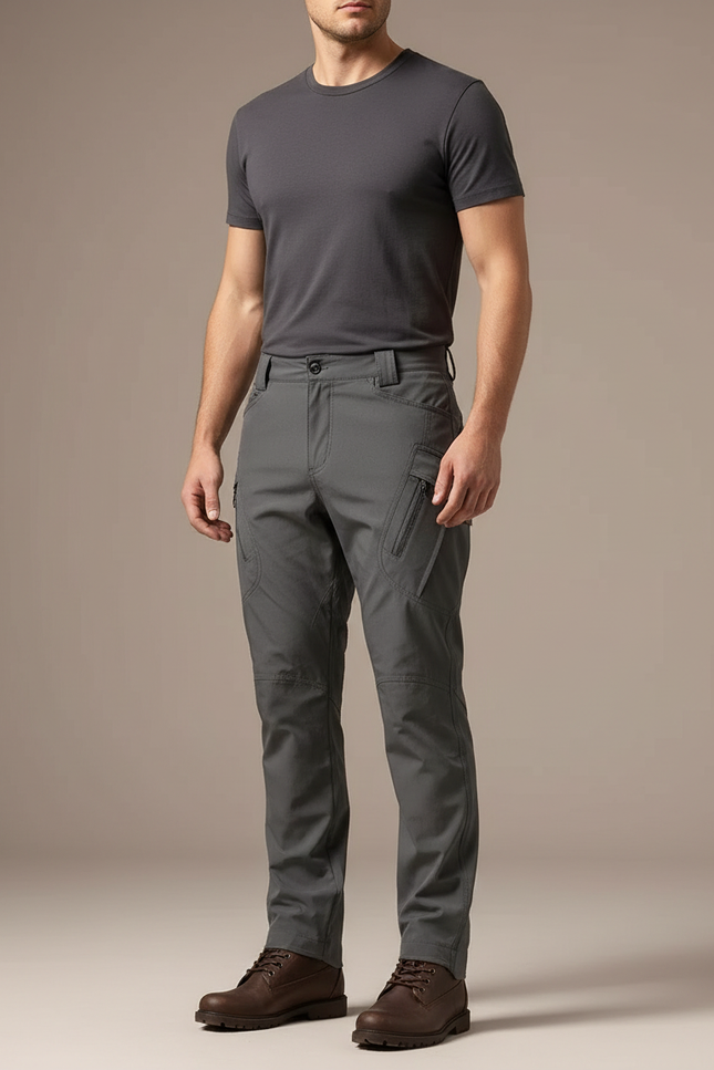 Pantalon Tactique Gris - Gabardine