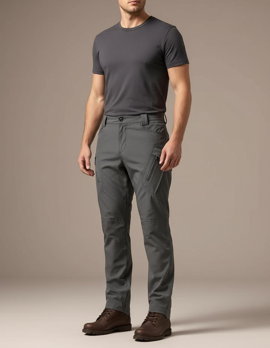 Pantalon Tactique Gris - Gabardine