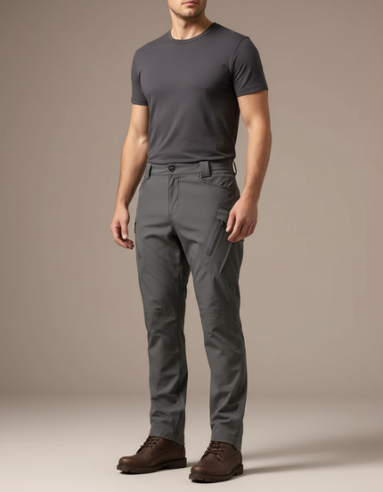 Pantalon Tactique Gris - Gabardine