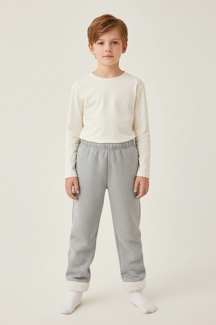 Pantalon Gris Garcon - Molleton
