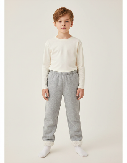 Pantalon Gris Garcon - Molleton