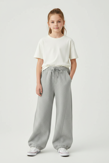 Pantalon Gris Souris - Molleton