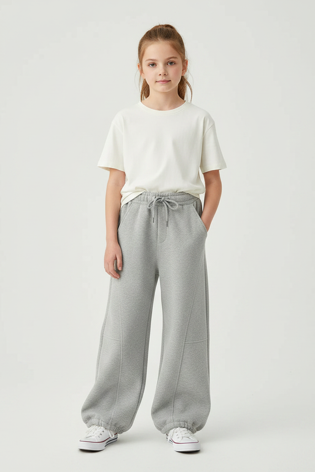 Pantalon Gris Souris - Molleton