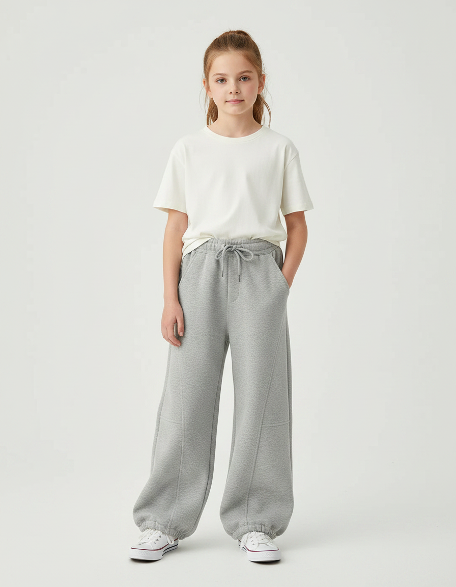 Pantalon Gris Souris - Molleton