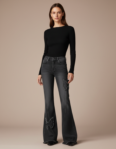 Pantalon Gris Femme Anthracite